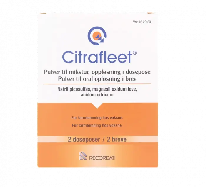 Citrafleet pulver til mikstur 2 doseposer