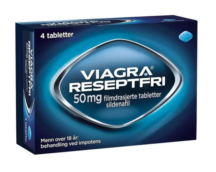 Viagra Reseptfri 50 mg tabletter 4 stk