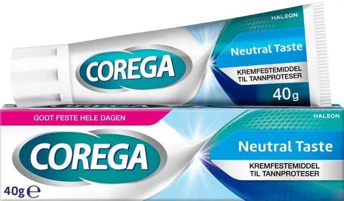 Corega Neutral Taste kremfestemiddel for tannproteser 40 g