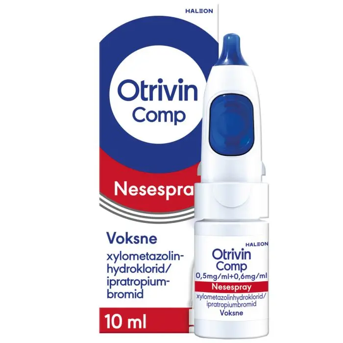 Otrivin Comp nesespray 0,5 mg/ml + 0,6 mg/ml 10 ml