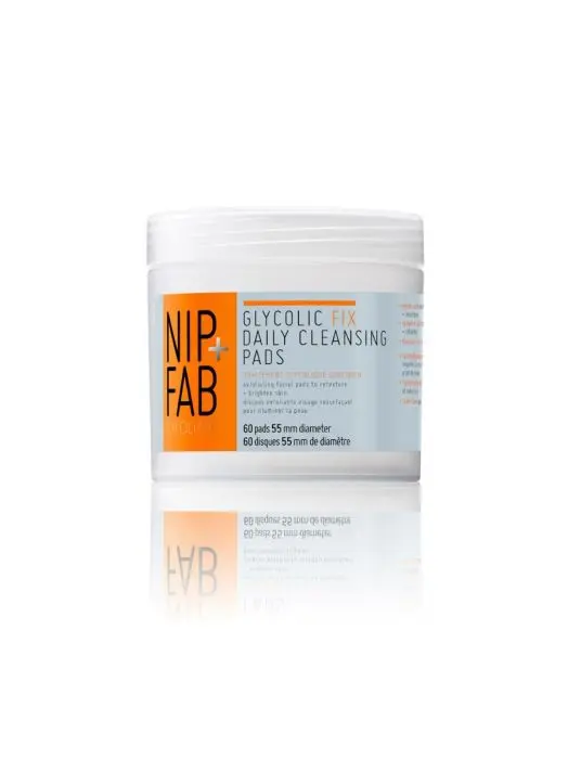 NIP+FAB Glycolic Fix Daily Cleansing Pads 60 stk