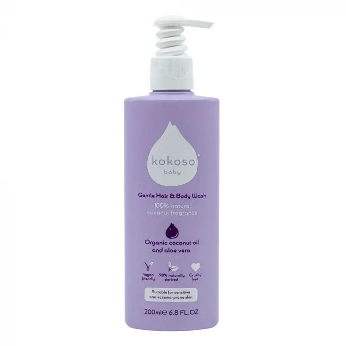 Kokoso Baby Gentle Hair & Body Wash 200 ml