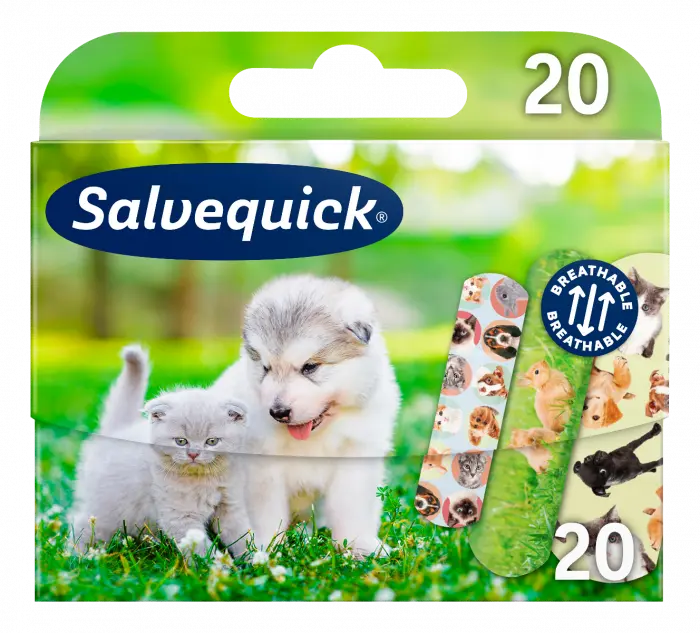 Salvequick Animals plaster 20 stk