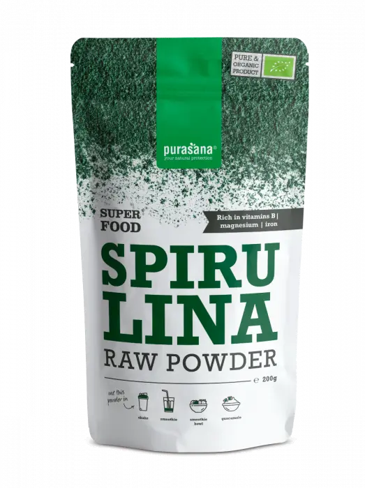 Purasana Spirulina Raw Powder 200 g