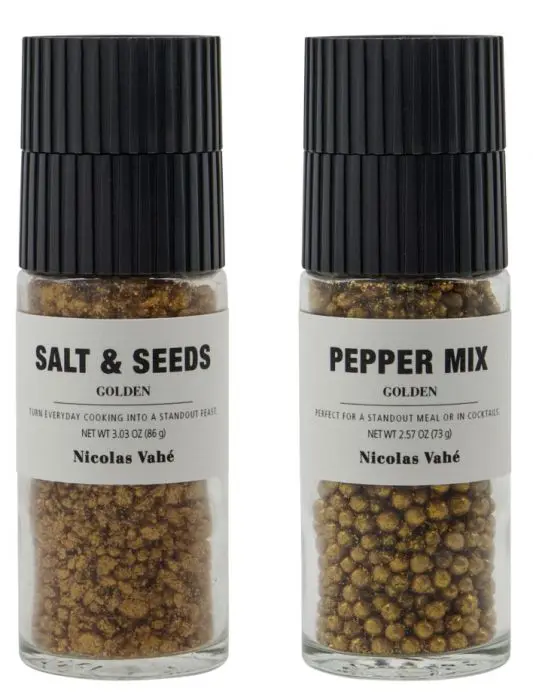 Nicolas Vahé Gift box Golden pepper mix & golden salt & seeds 86 g