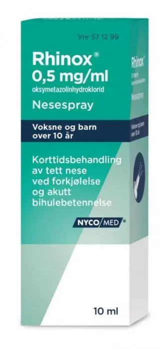 Rhinox 0,5 mg/ml nesespray 10 ml