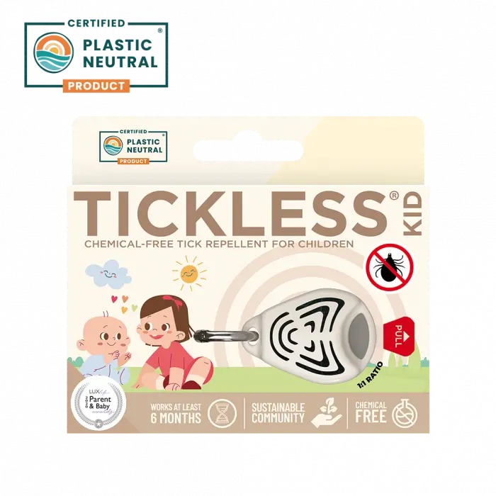 Tickless Kid elektronisk flåttjager beige 1 stk