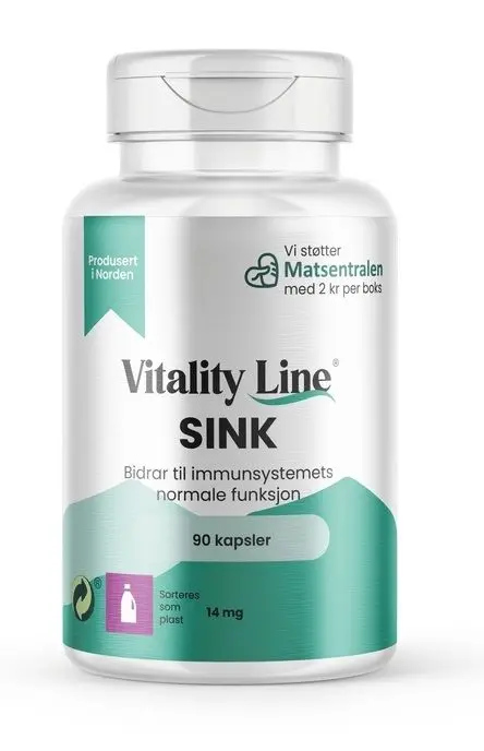 Vitality Line Sink + B6 90Kapsler