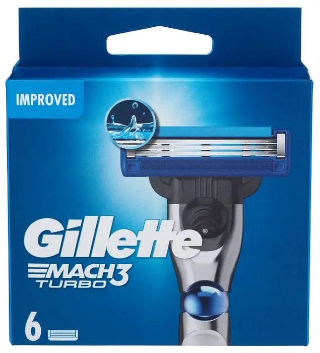 Gillette Mach3 Turbo Blades 4 Pack