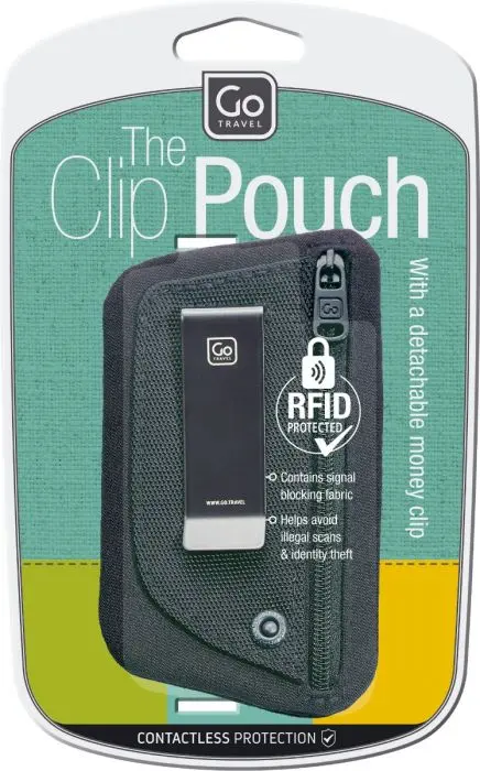 Go Travel Kortholder Clip Pouch RFID 1 stk