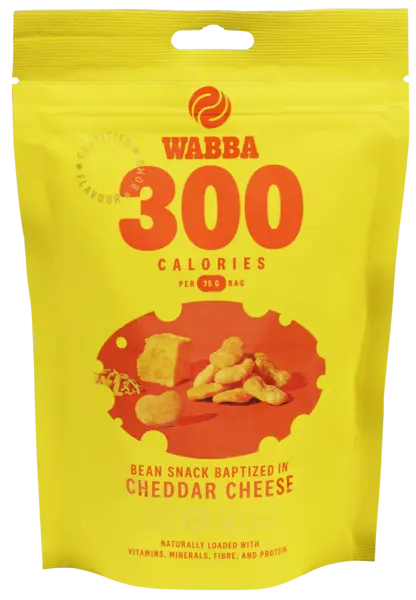 Wabba Bean bønnesnacks Vegan Cheddar Cheese 75 g