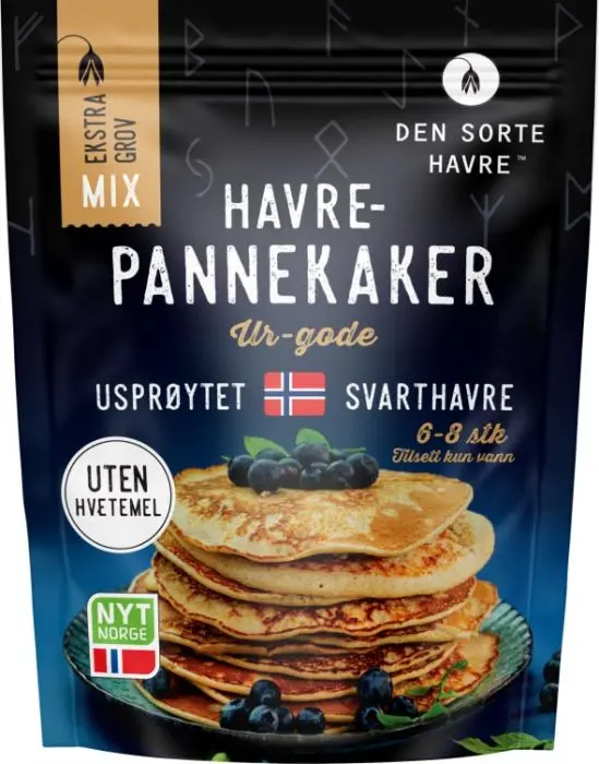 Den Sorte Havre Havrepannekaker 200 gram