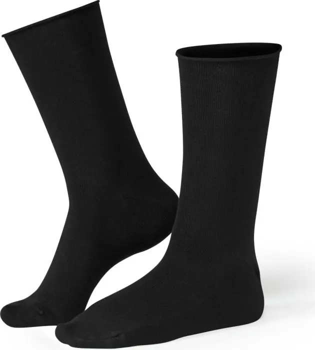 Life Wear diabetesstrømpe bambus svart 37/39 1 par