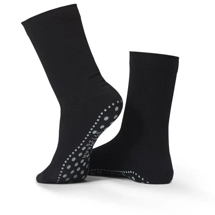 Life Wear strømpe med sklisikring svart 37/39 1 par