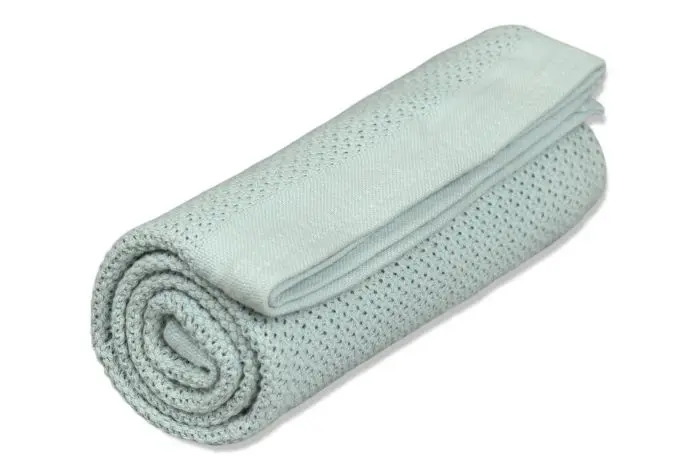 Vinter & Bloom Soft Grid babyteppe lysegrønn 100x75cm