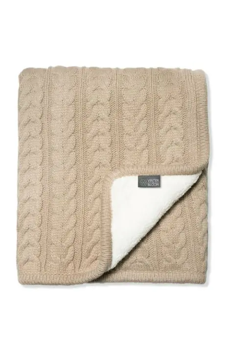 Vinter & Bloom Cuddly babyteppe beige100x80cm