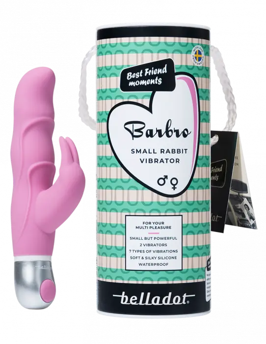 Belladot Barbro liten rabbit vibrator rosa
