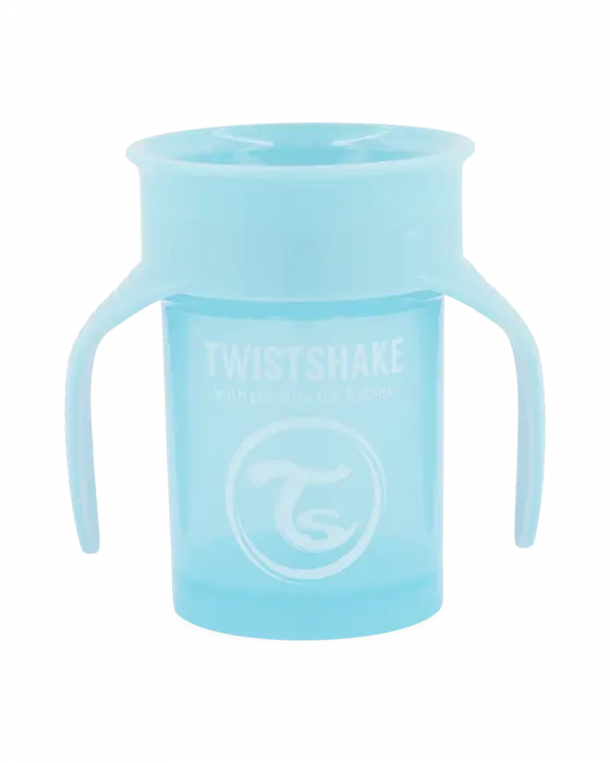 Twistshake 360 Cup 6+ mnd blå 230 ml