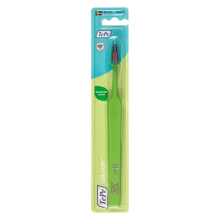 TePe Colour Soft Tannbørste Grønn 1 stk