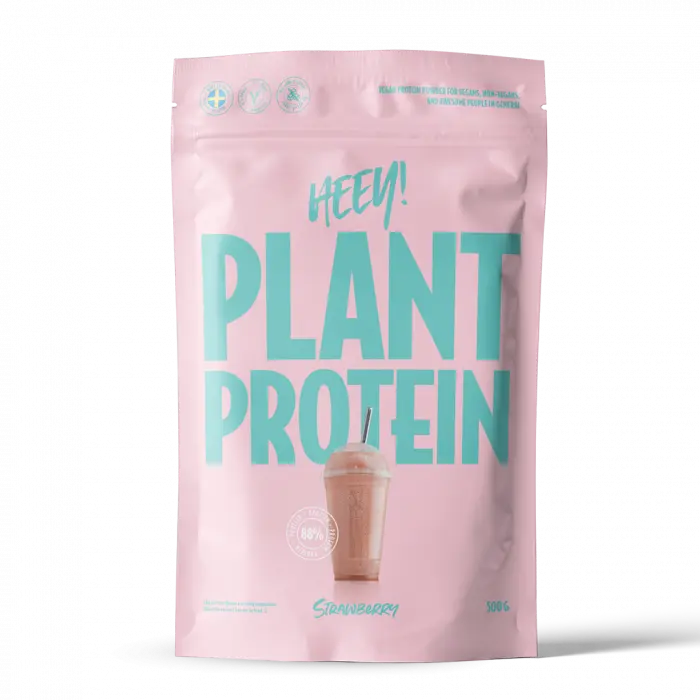 Heey! Vegansk Protein Jordbær 500 g