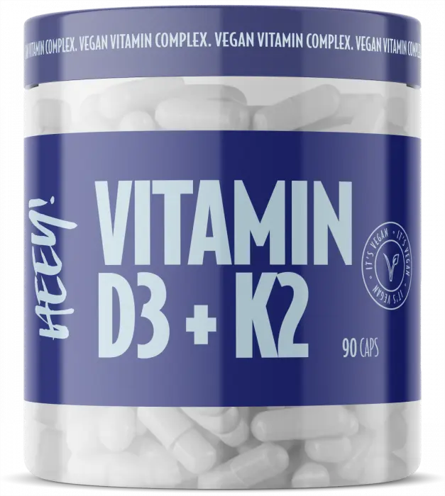 Heey! Vitamin D3/K2 + Superfruits 90 kapsler