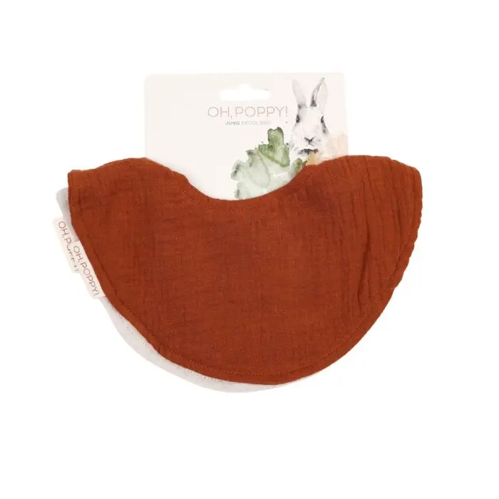 Oh, Poppy! Juno siklesmekker Warm Rust / Linen beige 2 stk