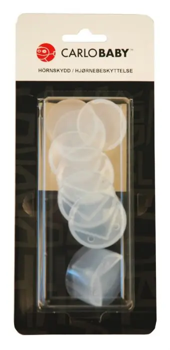 Carlo Baby hjørnebeskyttere transparent 4 stk