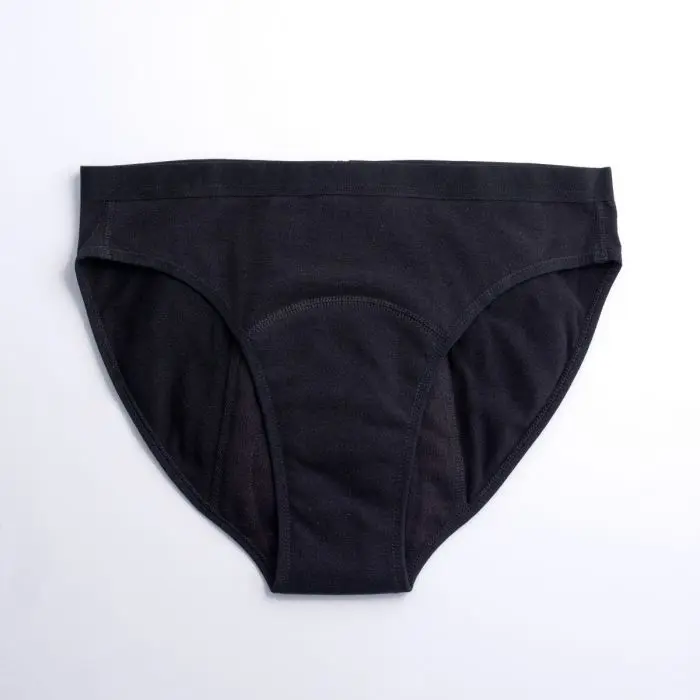 ImseVimse mensentruse bikini XS medium blødning sort 1 stk