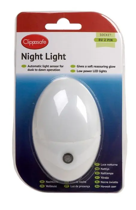 Clippasafe nattlampe med sensor 1 stk