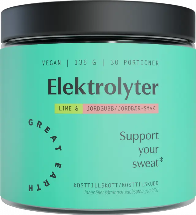 Great Earth Elektrolyter Jordgubb/Lime 135 g