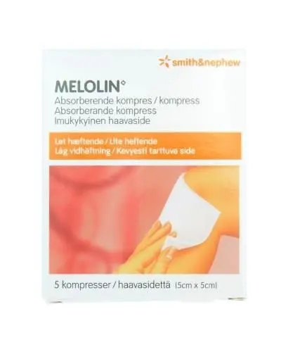 Melolin Steril Kompress 5 x 5 cm 5stk