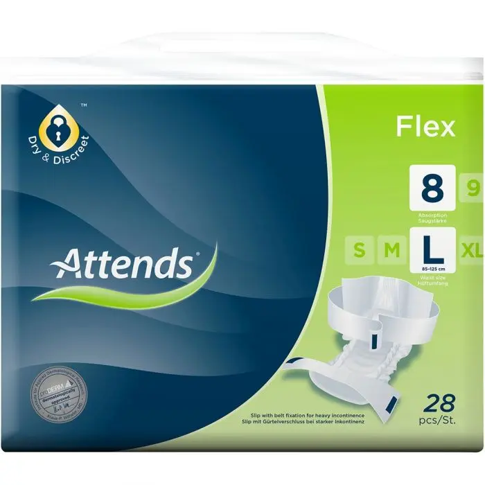 Attends Flex 8 Strl L 28stk