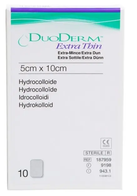 Duoderm Ekstra Tynn Bandasje 5x10cm 10stk