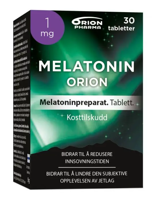Melatonin Orion 1mg 30 tabletter