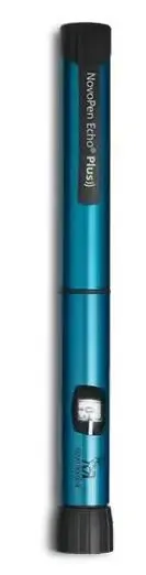 NovoPen Echo+ Plus insulinpenn blå 1 stk