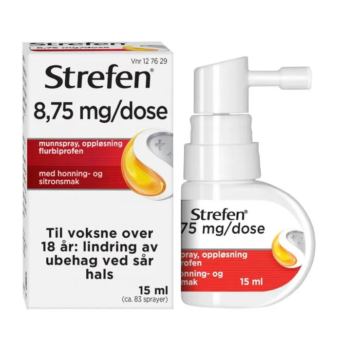 Strefen 8,75 mg/dose munnspray honning og sitron 15 ml