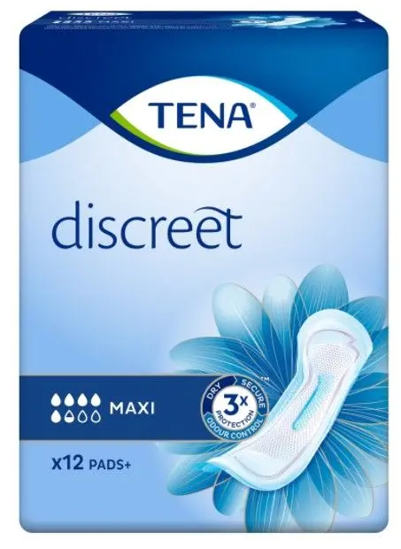 Tena Discreet Maxi InstaDry 12 stk