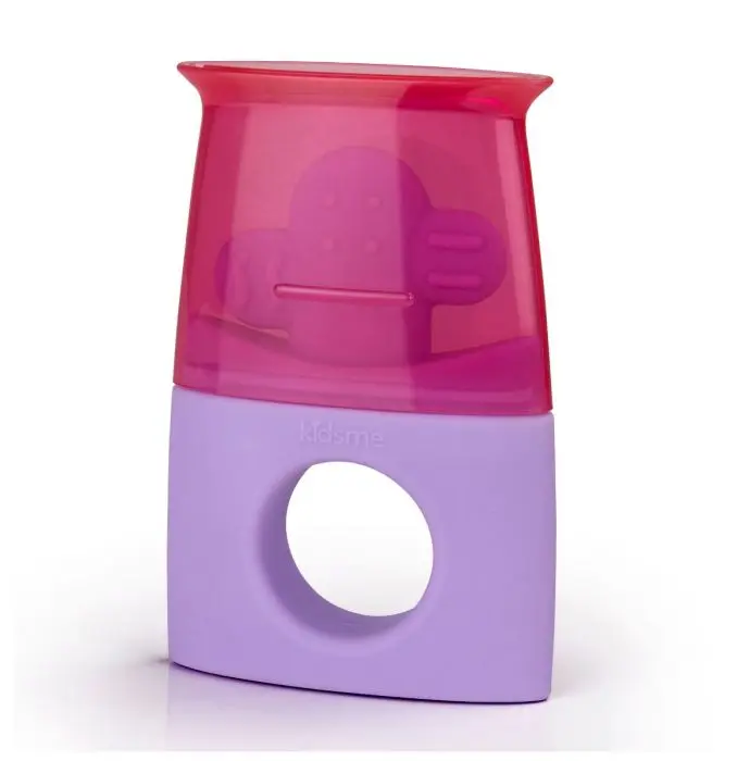 Kidsme Icy Teether bitering lilla/rosa 1 stk