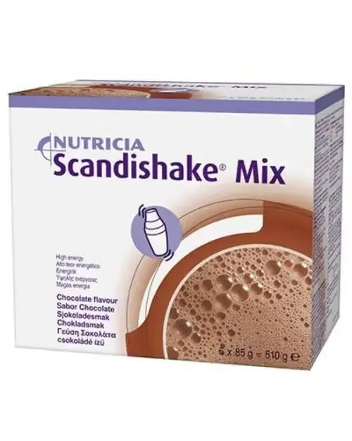 Nutricia  Scandishake Mix pulver sjokolade 6x85g