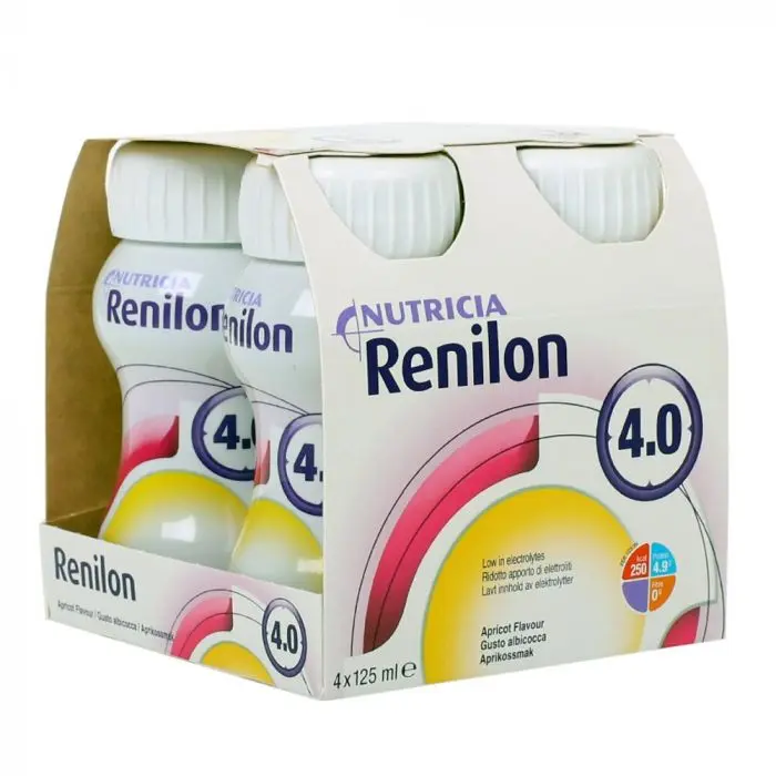 Renilon 4,0 Aprikos 4x125ml