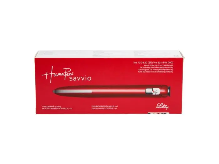HumaPen Savvio Rød 1 stk