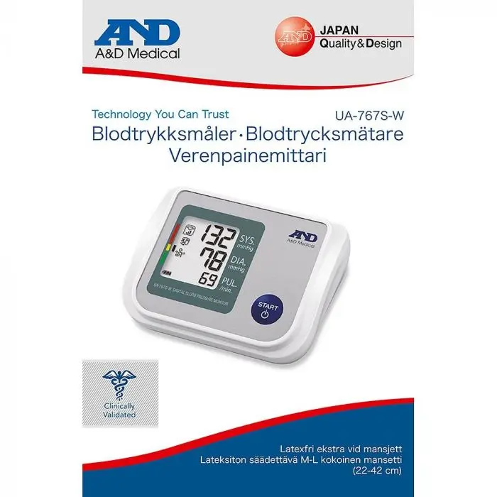 Blodtrykksmåler UA-767S-W