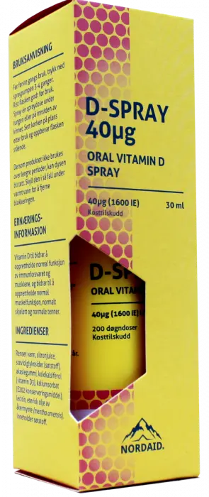 Nordaid D-spray 40 μg oral vitamin D-spray 30 ml