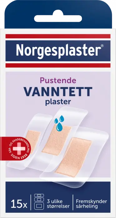 Norgesplaster Vanntett plaster 15 stk