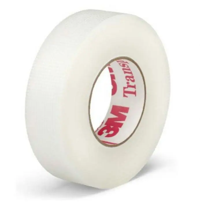 3M Transpore kirurgisk tape 2.5 cm x 9.1 m 12 stk