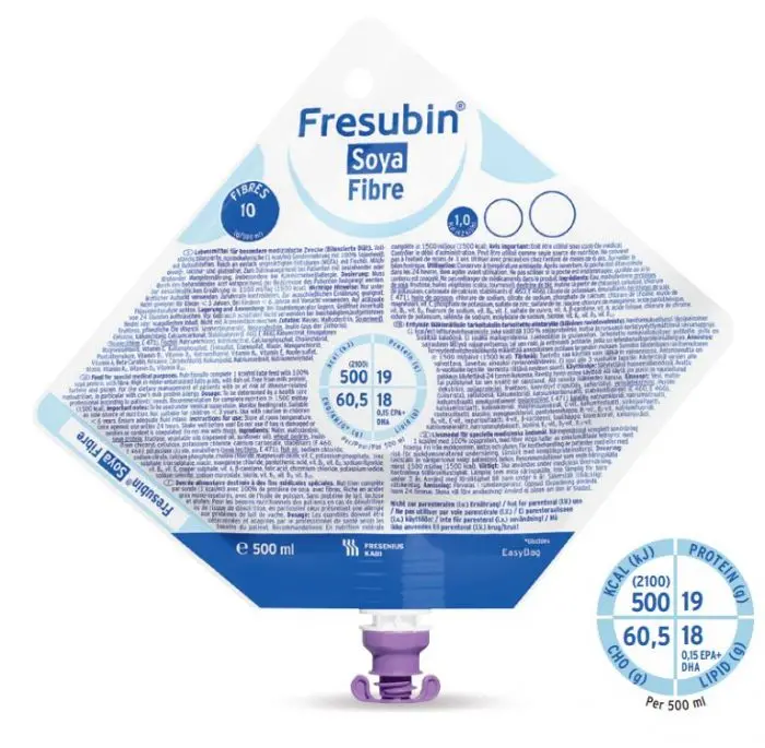 Fresubin Soya Fibre Easybag sondeløsning 15x500 ml