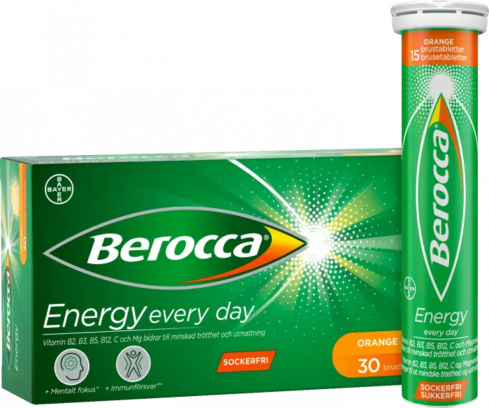 Berocca Energy Orange multivitamin brustabletter 30 stk