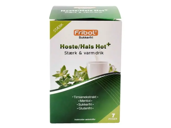 Varmdrikke Hoste/Hals Hot+ 7stk