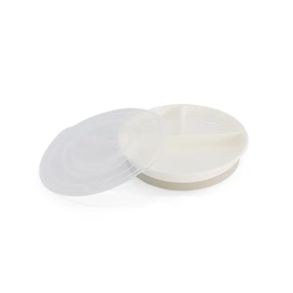 Twistshake Divided Plate 6+ mnd hvit 1 stk