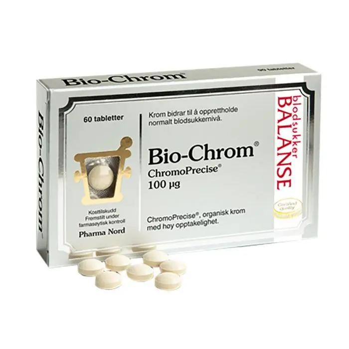 Pharma Nord Bio-Chrom ChromoPrecise 100 mcg tabletter 60 stk
